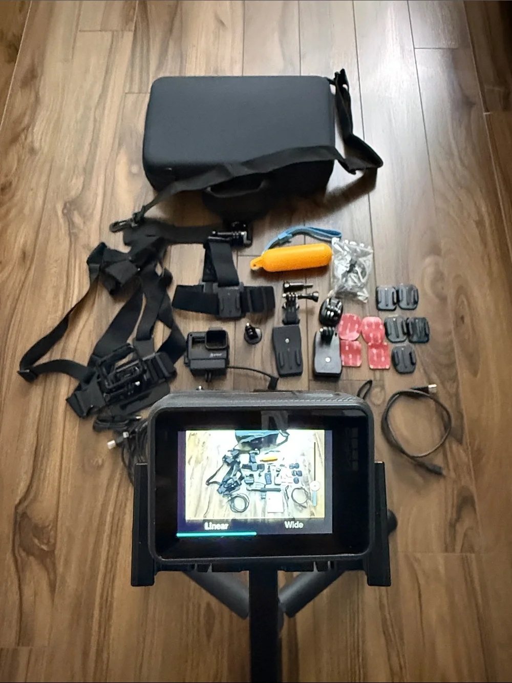GoPro Hero 6 + Compatible Black Action Camera Accessories